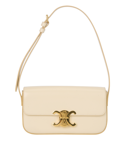 Claude Triomphe, &pound;1,650, Handbags, Cream, Leather, Front view